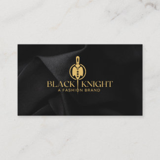 Black and Gold Clothing Brand Business Card