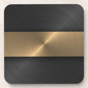 Black And Gold Coaster