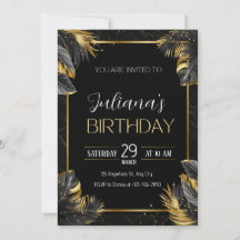 Black and gold elegant