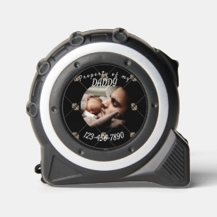 Black and gold elegant personalized photo for dad 1