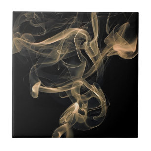 Black and gold floor tiles