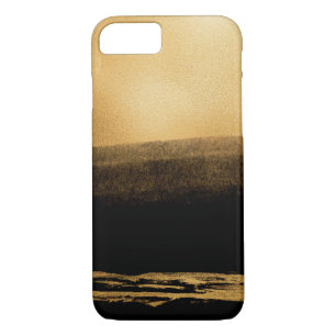 Black and Gold Foil Brush Stroke Case-Mate iPhone Case