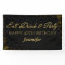 Black and Gold Glamour Adult Happy Birthday
