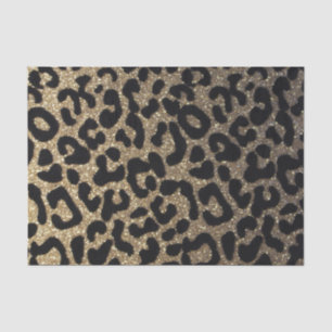 Black and Gold Glitter Tissue Paper