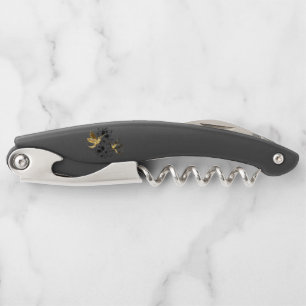 Black and Gold Hummingbird Corkscrew