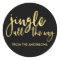 Black and Gold Jingle all the Way with Name