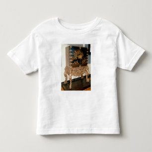 Black and gold lacquer cabinet toddler t-shirt