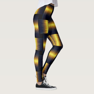 Black and Gold Leggings