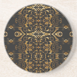 Black and Gold Luxury Coaster
