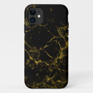 Black and Gold Marble Custom Phone Case
