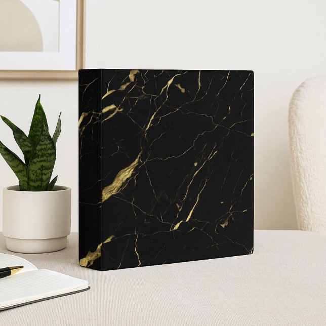 Black and Gold Marble Designer Binder (Creator Uploaded)