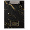 Black and Gold Marble Designer Personalized
