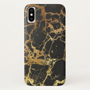 Black and Gold Marble iPhone / iPad case