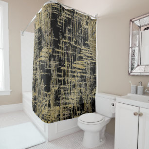 Black and Gold Modern Art