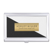 Black and Gold Modern Colour Block