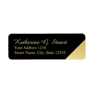 Black and Gold Modern Elegant