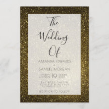 Black and Gold Modern Wedding
