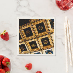 Black and Gold Napkin