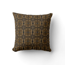 Black and Gold Ornate Floral