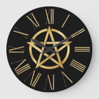 Black and Gold Pentagram 