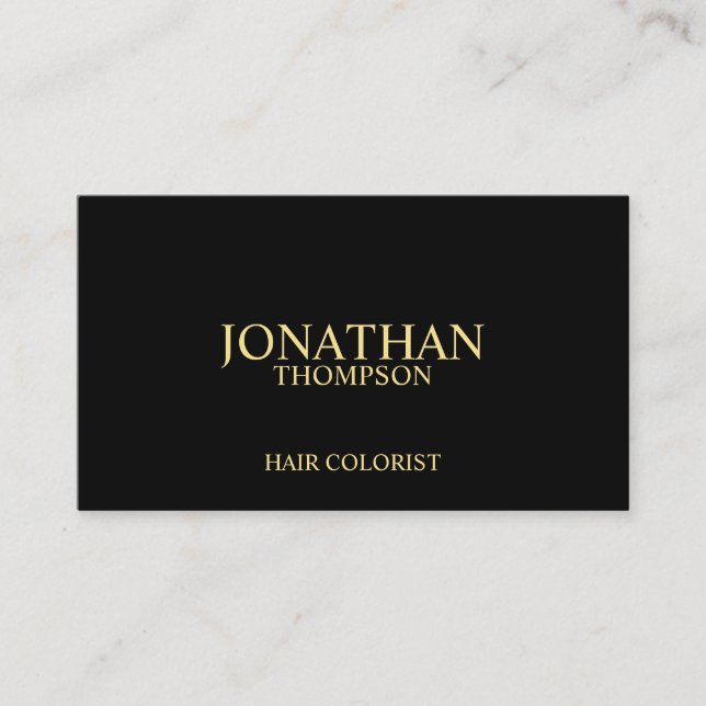 Black and Gold Professional Appointment (Front)