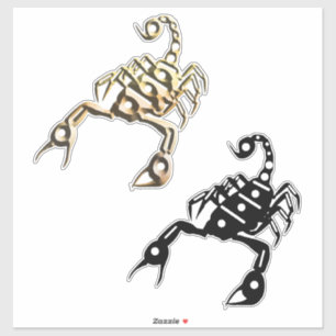 Black and Gold Scorpion Bug Insects