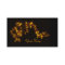 Black and Gold Swirling Musical Notes