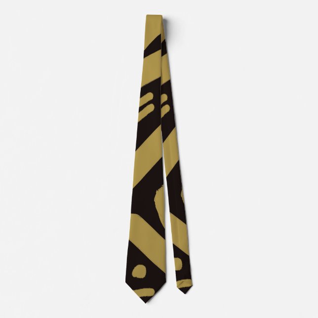 Black and Gold Tie (Front)