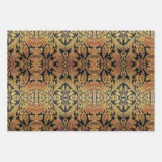 Black and Gold Wrapping Paper Sheet Set