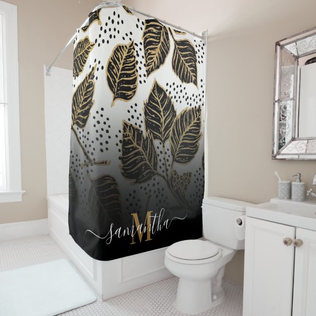 Black and Golden Floral (In Situ)