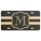 Black and Golden Monogram