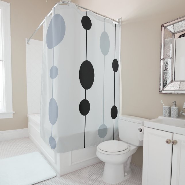 Black and Gray dots on gray  (In Situ)