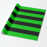 Black and Green Awning Stripes