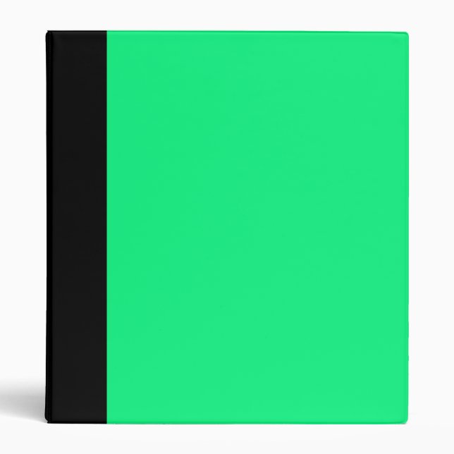 Black and Green Binder (Front)