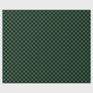 Black and Green Chequered with F-35s Wrapping Paper