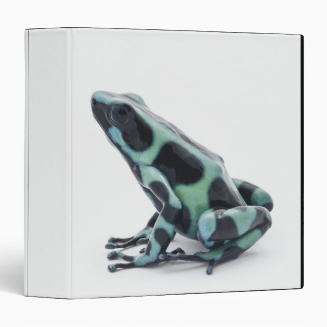 Black and Green Poison Dart Frog Binder (Front/Spine)