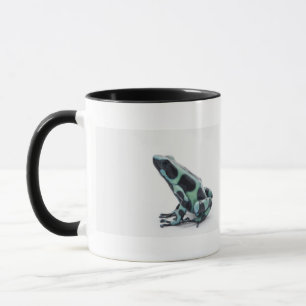 Black and Green Poison Dart Frog Mug