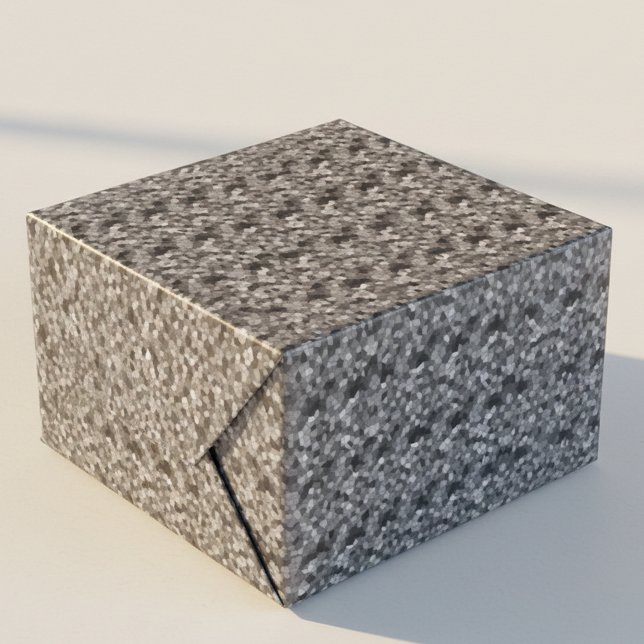 Black and Grey Abstract Mosaic Wrapping Paper (Creator Uploaded)