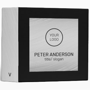 Black And Grey Binder