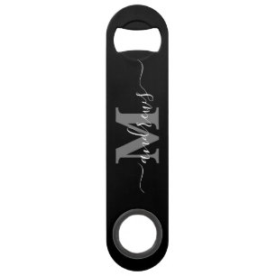 Black and grey camo Custom and Name signature  Bar Key