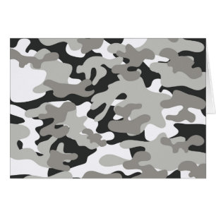 Black and Grey Camo Design
