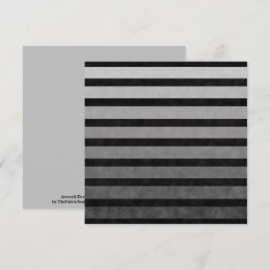 Black And Grey Camouflage Textured Line Stripes Card