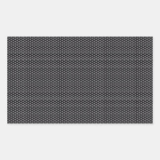 Black and Grey Carbon Fibre Polymer Sticker