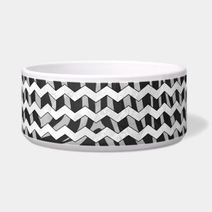 Black and Grey Chevron Zebra pattern