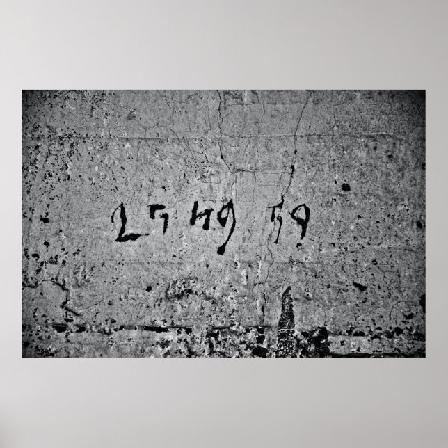 Black and grey concrete surface poster (Front)