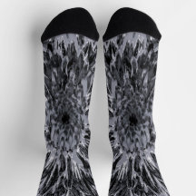 Black and Grey Dahlia Flower