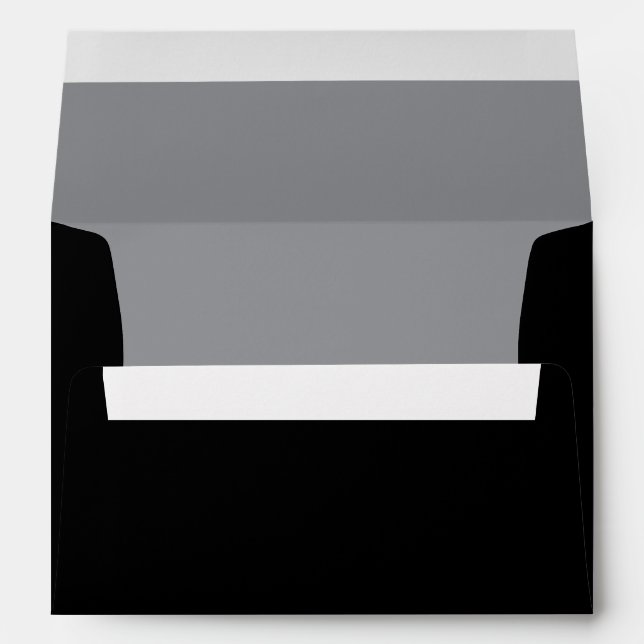 Black and grey envelope (Back (Bottom))