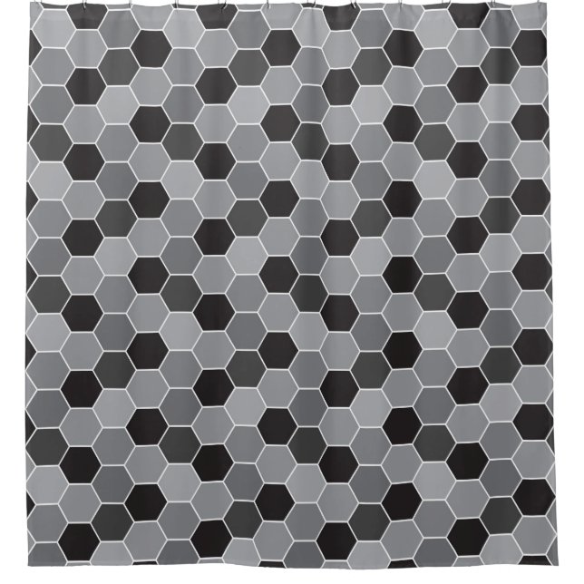 Black and Grey Honeycomb Pattern (Front)