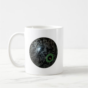Black And Grey Lawn Bowl, Coffee Mug
