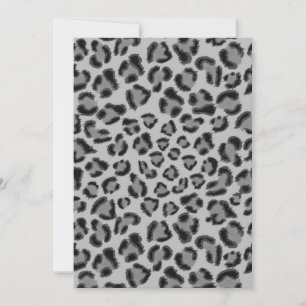 Black and grey Leopard pattern, cheetah pattern    Announcement